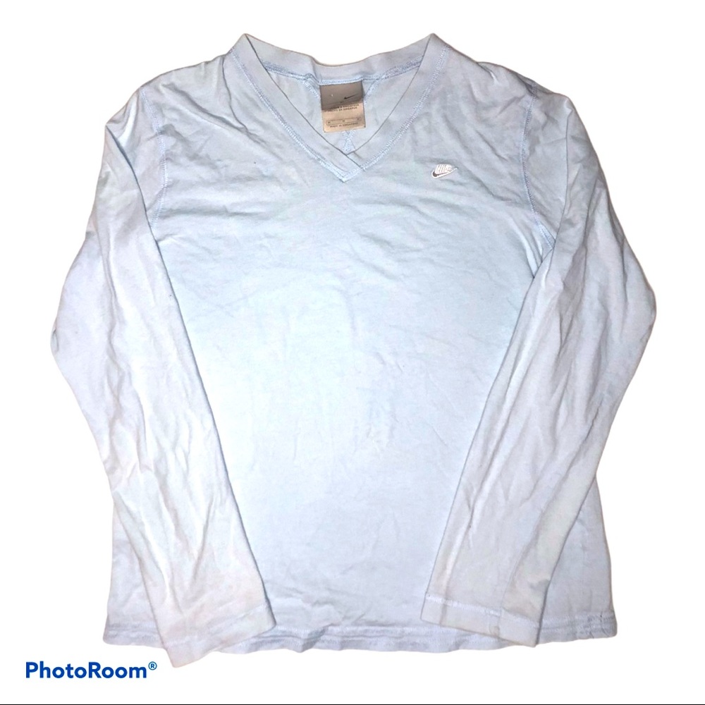 B9 Vintage light blue Nike long sleeve t shirt